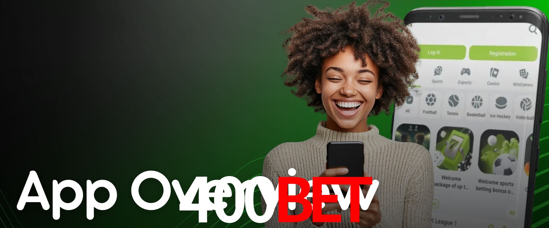 APP oficial da 400BET para mobile